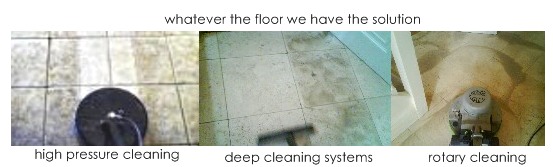 cleaning ceramic tiles, travertine, stone and grout