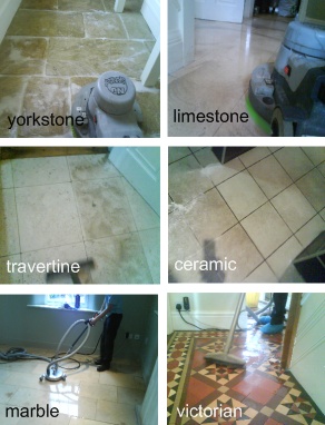stone and tile floor cleaning