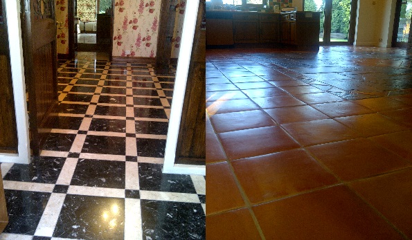 Marble floor polishing, terracotta floor cleaning